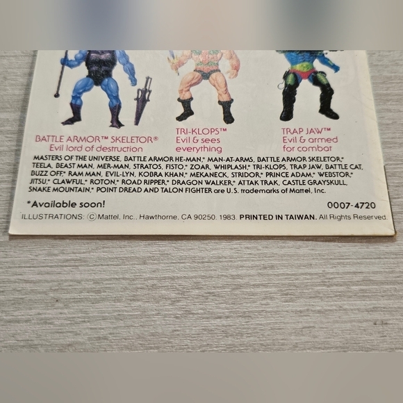 1983 MOTU Masters Of The Universe Mini Comic Book He-Man And The Insect People - Picture 3 of 3